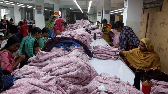 Bangladesh's sweater exports up by 5.64%